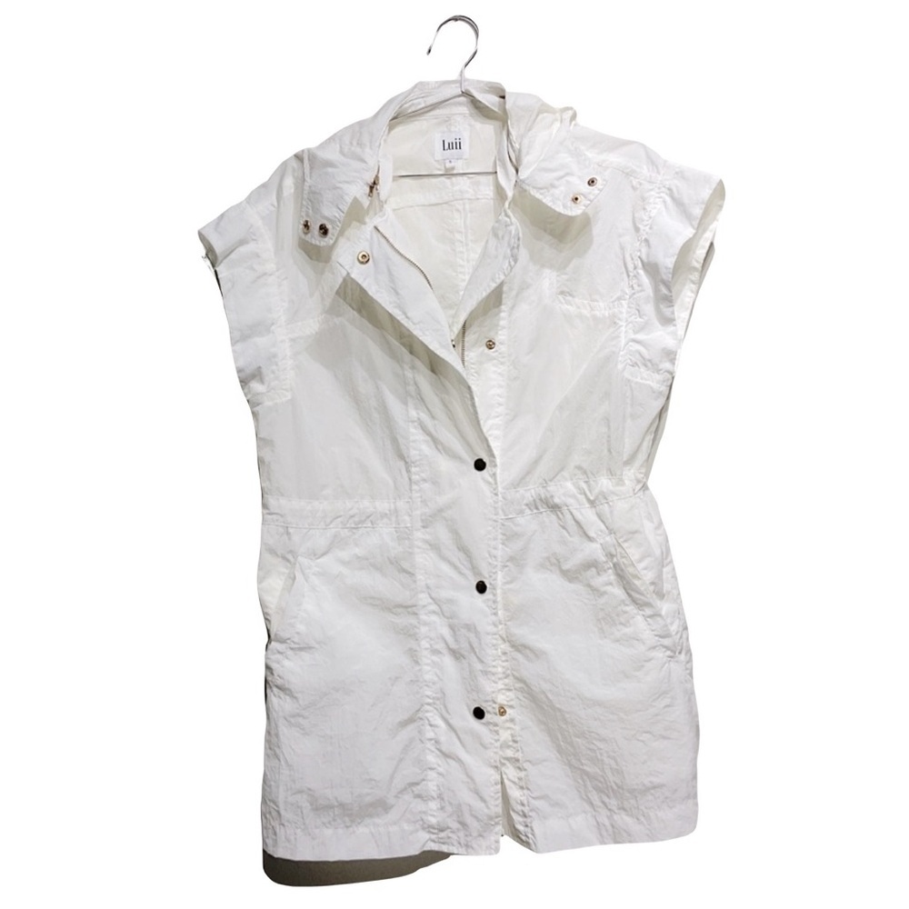 Luii S. sleeveless shell bomber jacket vest gilet Lightweight Vest Waterproof